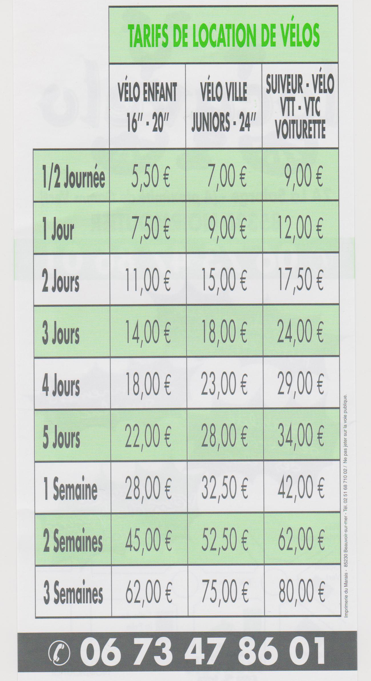 location de velo a noirmoutier